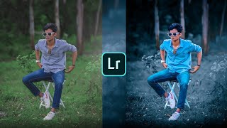 Navy Blue Moody Tone Lightroom Photo Editing || Professional Photo Editing Tutorial || Lucky EDITZ screenshot 3