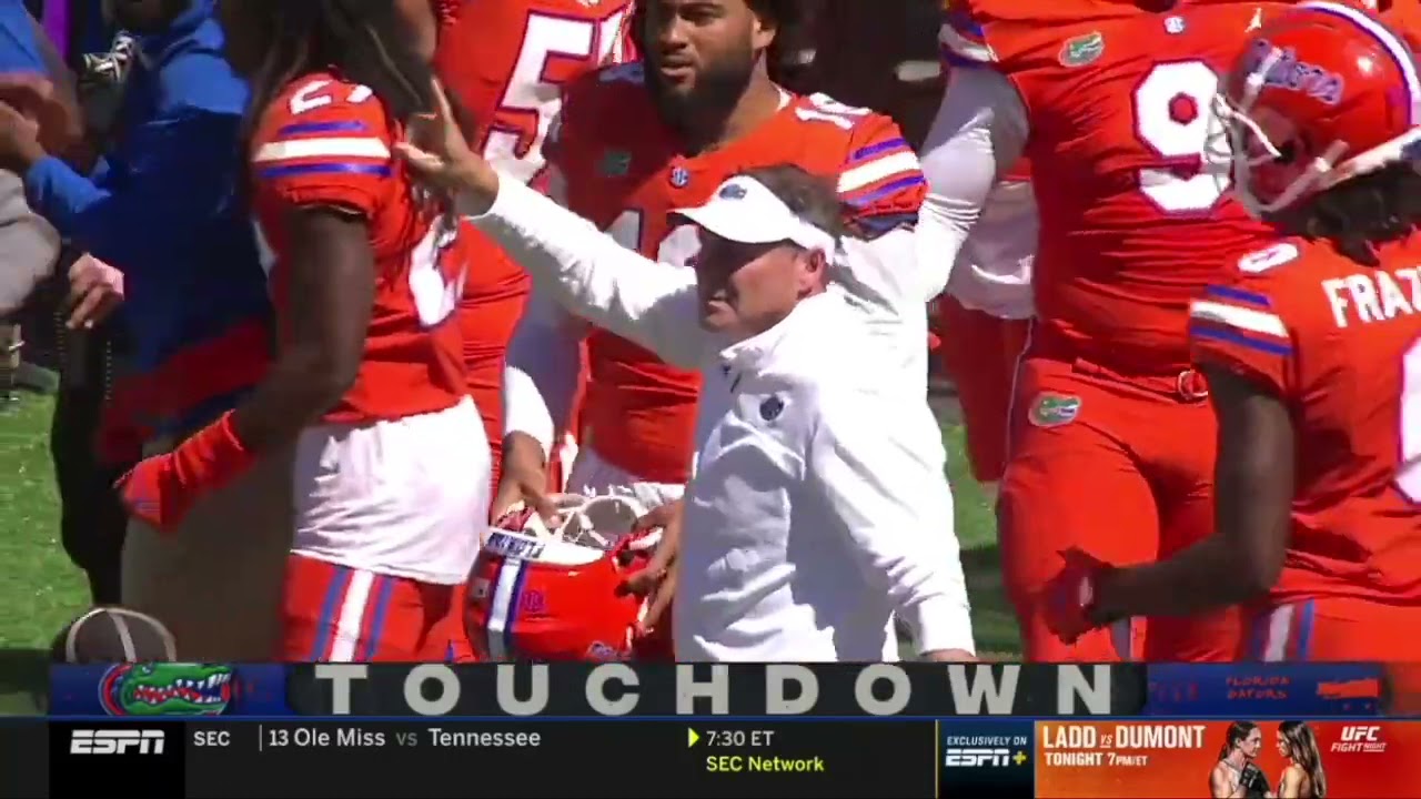 Florida Gators Hail Mary vs LSU Tigers