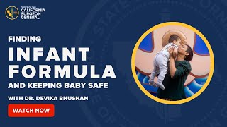 Finding Infant Formula and Keeping Baby Safe with Dr. Devika Bhushan