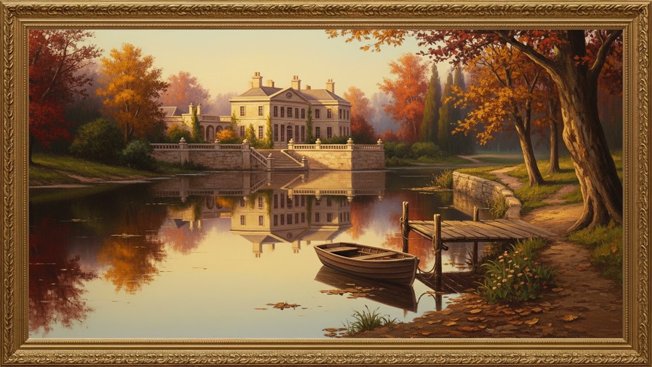 Timeless Estate Reflection in 4K | Elegant Two-Hour Art Display