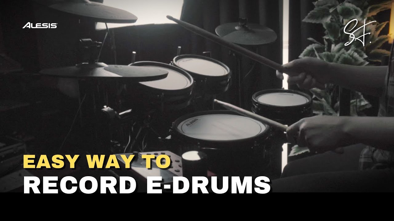 How to Record E-Drums - ALESIS NITRO PRO