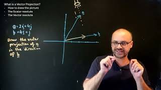 What is a vector projection