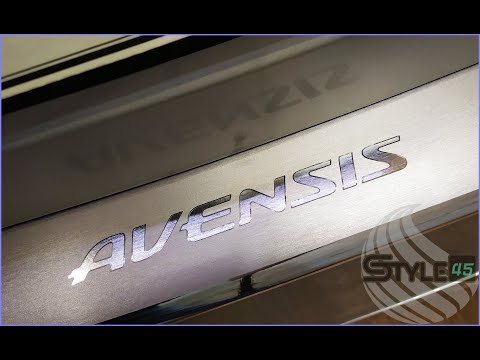 Наклейка на задний бампер Toyota Avensis #наклейки от #style45