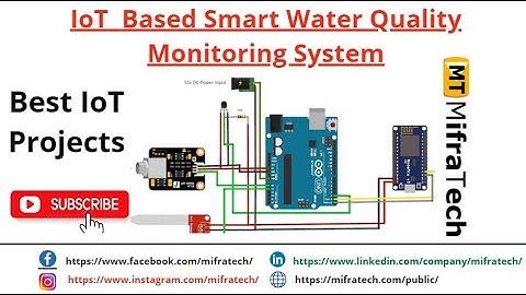 IoT Based Smart Water Quality Monitoring - Mifratech #latestIoTprojects #bestembeddedprojects