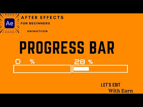 HOW TO MAKE A PROGRESS BAR ANIMATION IN AFTER EFFECTS || EASY TUTORIAL ||