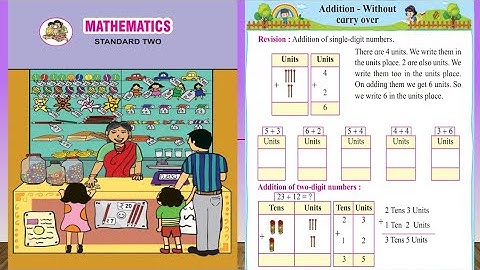 Std.2nd Mathematics ||Addition - Without carry over|| page no.23,24