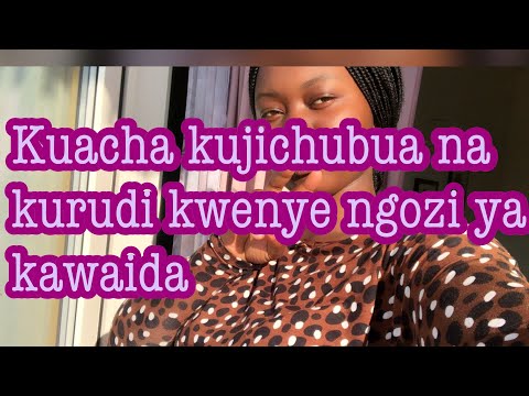 Jinsi Ya Kuwa Na Ngozi Nzuri Na Mwili Kurudi Kwenye Hali Yake Ya Kawaida Baada Ya Kujichubua 