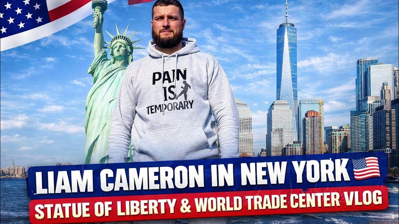 LIAM CAMERON IN NEW YORK 🇺🇸 statue of liberty & World Trade Center 