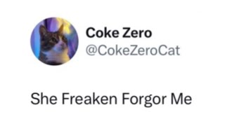 She Freaken Forgor Me