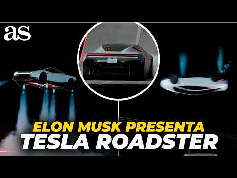 Video ELON MUSK presenta el FUTURÍSTA TESLA ROADSTER con INCREÍBLE TECNOLOGÍA VOLADORA