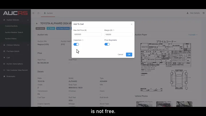 AUCRS Personal Customer - Episode 8 - Negotiation and Inspection
