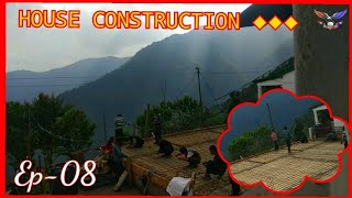 House Construction  Tying the roof sariya || Complete the staring work || Diy & Crafts