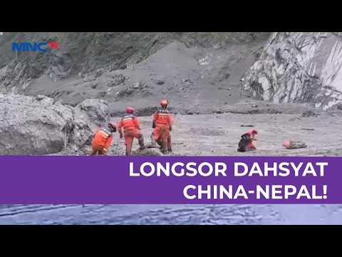 Longsor Maut China-Nepal! Tim SAR Berjibaku Cari Ratusan Korban Tertimbun Lumpur