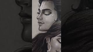 Radha Krishna Pencil Sketch Drawing.. shorts viral trending drawing youtubeshorts india easy