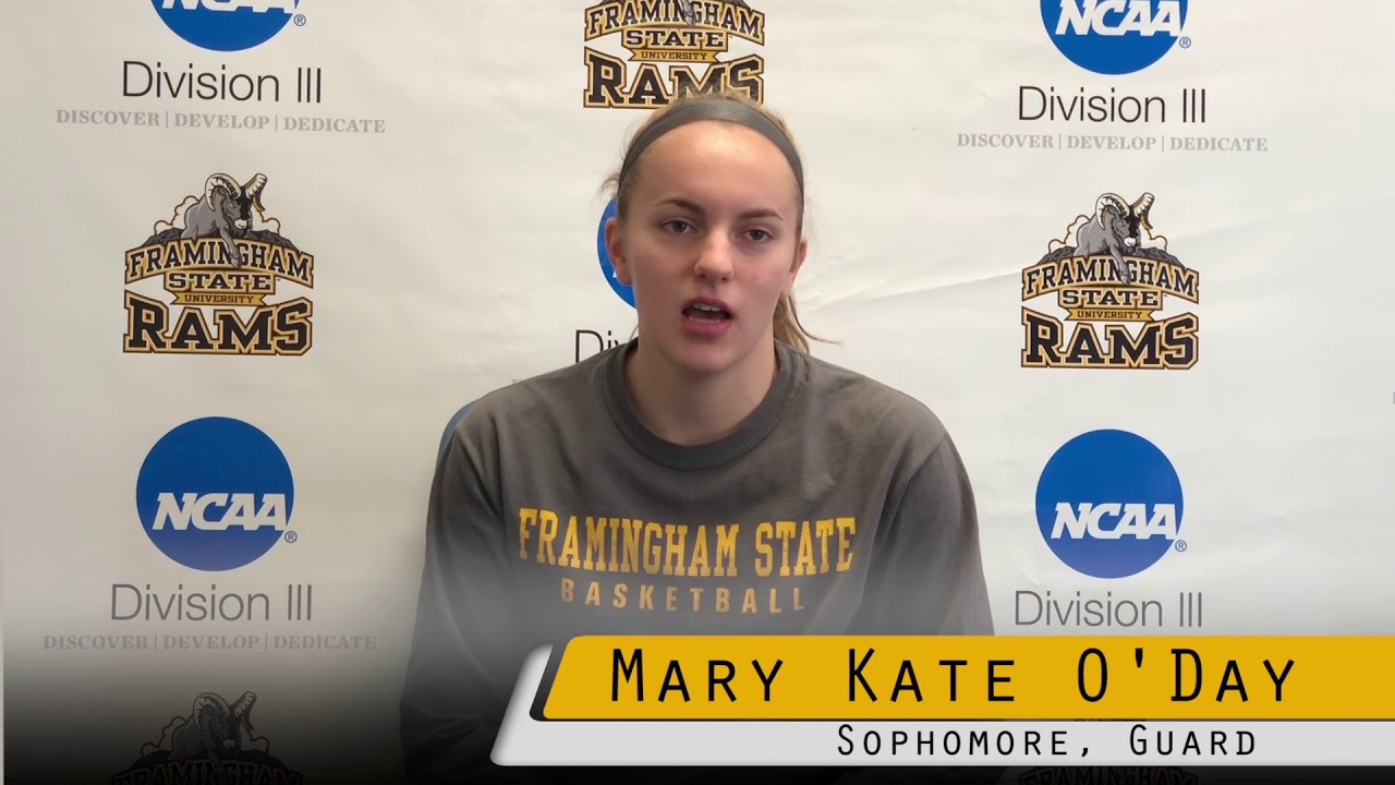 Framingham State Athlete of the Week- Mary Kate O'Day (11/26/17) -  Framingham St.