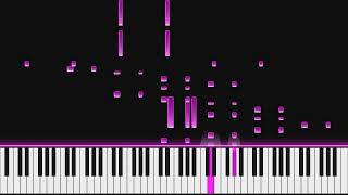 Camille Saint‐Saëns - Piano Concerto no. 1 2nd movement | Piano Visualization