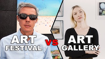 Art Festival vs Gallery - Who Sells More Artwork?