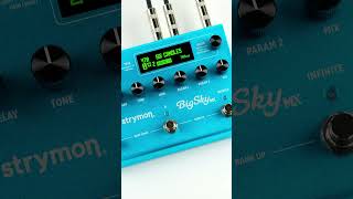 Unlock full stereo potential with the ability to run 2 reverbs at once on BigSky MX. #strymon#reverb