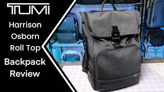 TUMI Harrison Osborne Roll Top Backpack Review