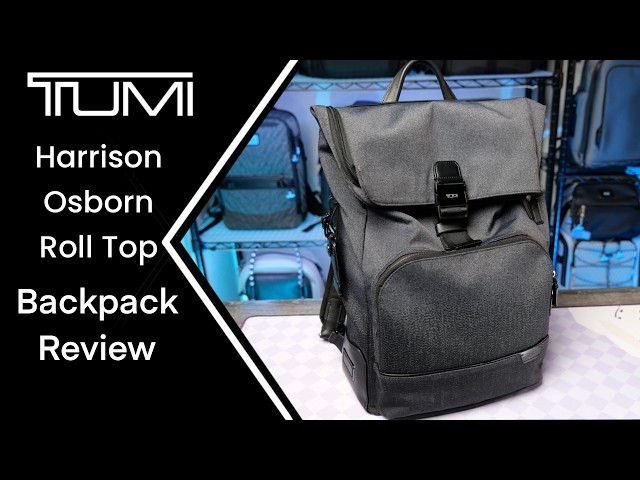 tumi backpack roll top - Alpha Bravo London Laptop including padded space for your laptop and tech essentials OSBORN ROLL TOP BACKPACK |