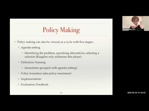 The policymaking process