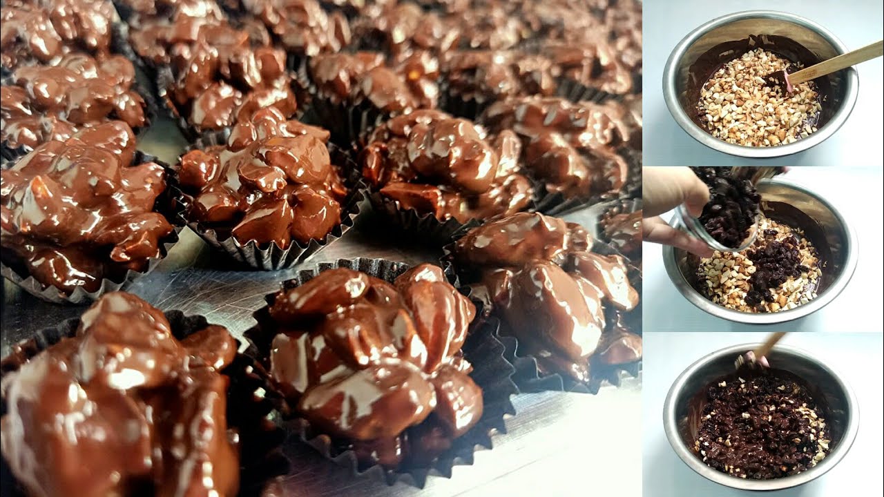 CUMA 3 BAHAN,GAK PAKE RIBET JADI CEMILAN COKLAT ENAK UNTUK LEBARAN