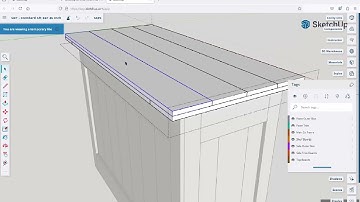 Editing a 3D Model in SketchUp for Web - WOODWORKERS DON"T MISS THIS VIDEO!