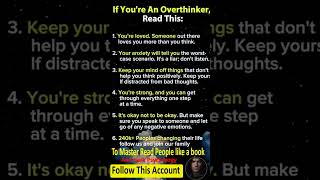 “If You’re An Overthinker, Watch This | Powerful Psychology Facts to Calm Your Mind”