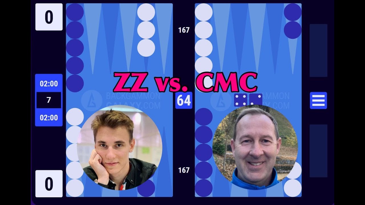 Backgammon Galaxy Challenge: ZZ vs. CMC