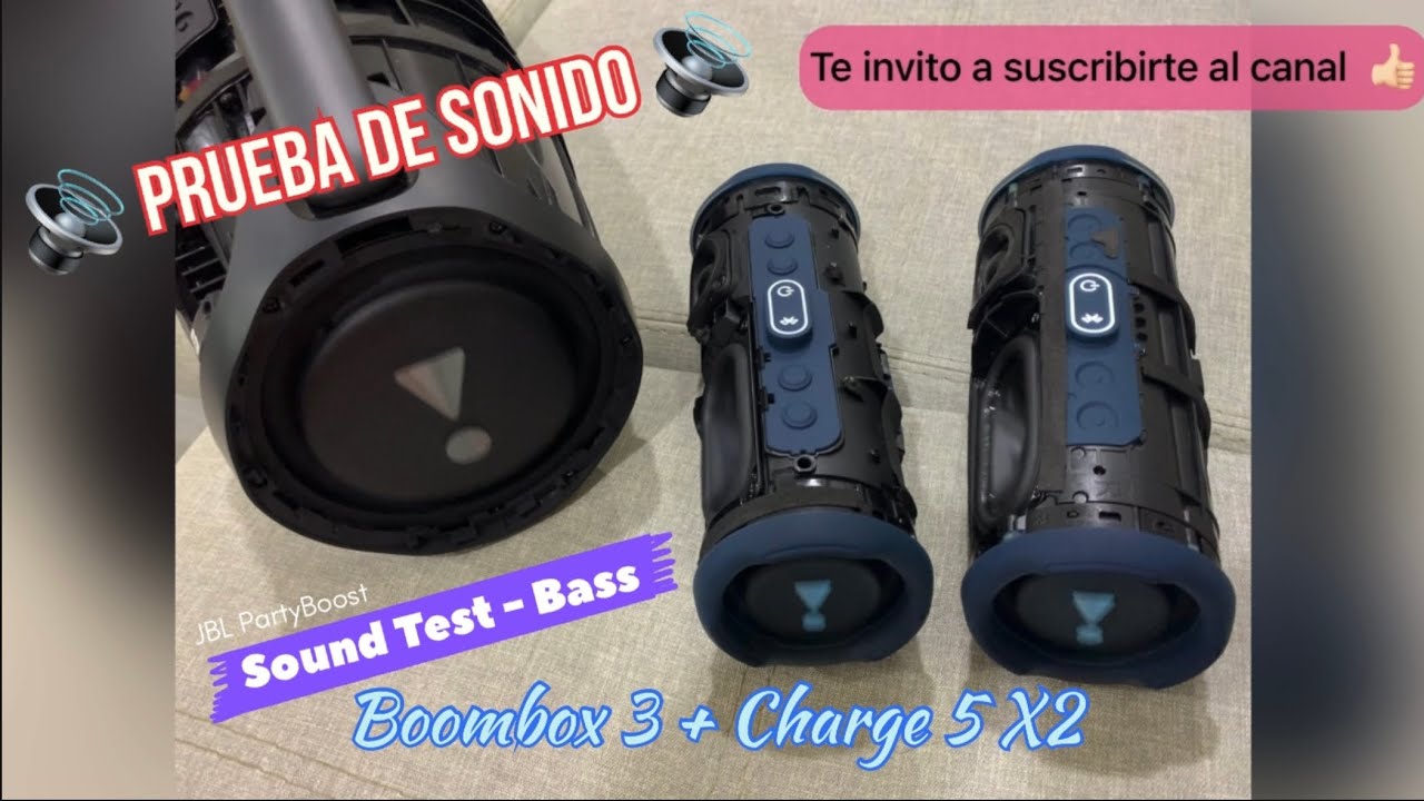 Jbl Charge 5 X2 ➕Jbl Boombox 3 ?Sound Test ? / PartyBoost 