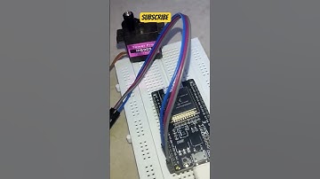 Esp32 with servo motor | science exhibition working model | inspire award project #sahar