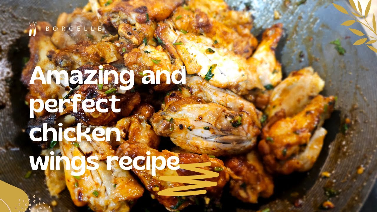 The perfect chicken wing recipe Oven baked chicken wings YouTube