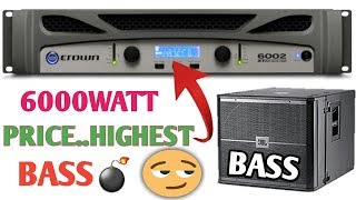 crown amplifier xti6002 highest price | crown amplifier 6000watt price