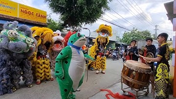 Trung Thu 2024. Lân "Đông Anh Đường" Biểu Diễn Shop Sữa Ngọc Anh Gần Chợ Ninh Tịnh P 9 Tuy Hòa