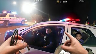 Lady refuses to step out of her car, ends poorly