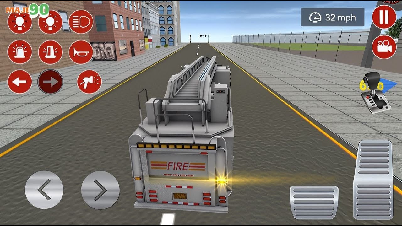 Fire Rescue Truck Simulator 3D | Fire Engine Driving & Firefighter Daily Job - Android GamePlay