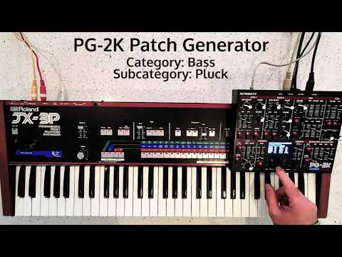 PG-2K Patch Generator Demo - Plucked Bass category