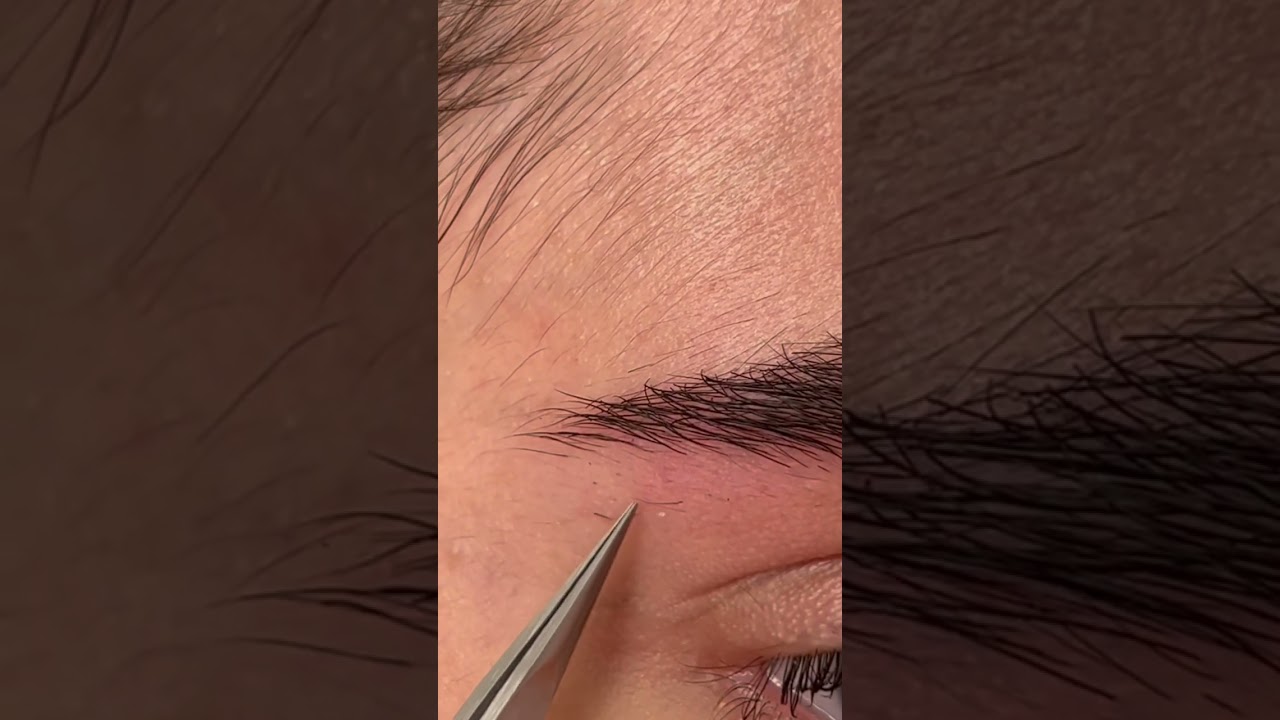 That extra satisfying tweeze 🔥 Using ArteStile point tip tweezers 