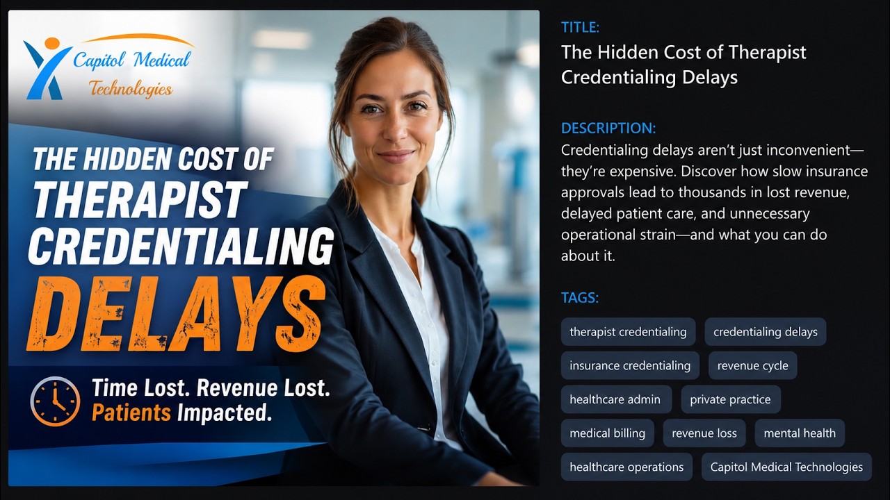 The Hidden Cost of Therapist Credentialing Delays | Lost Revenue ...