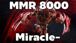 [Dota2] Miracle- Pro Bloodseeker Mid Ranked Game MMR 8000 screenshot 3