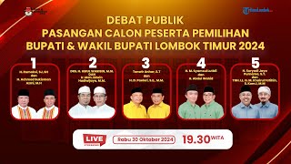 🔴FULL Debat Terbuka Pasangan Calon Bupati & Wakil Bupati Lombok Timur Tahun 2024