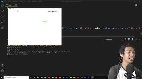 Buat Game Pemula Menggunakan Python | #5 Final Score and Game Over