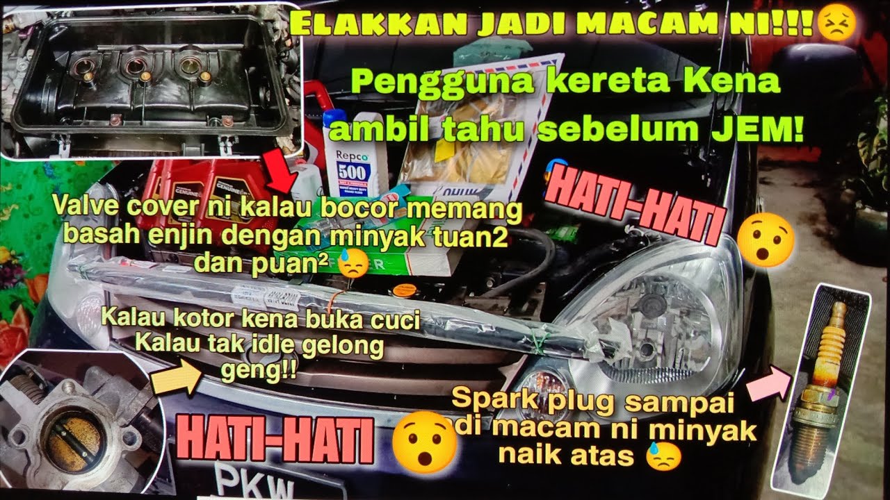 CAKAP TAK DENGAR Amekau !!! 💥 minyak masuk dalam Plug!! cara tukar
