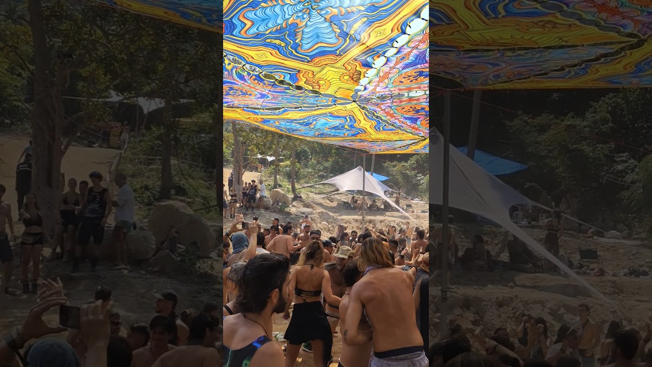 Goa madness from Koh Phangan 🇹🇭 Crazy vibes 🔥 