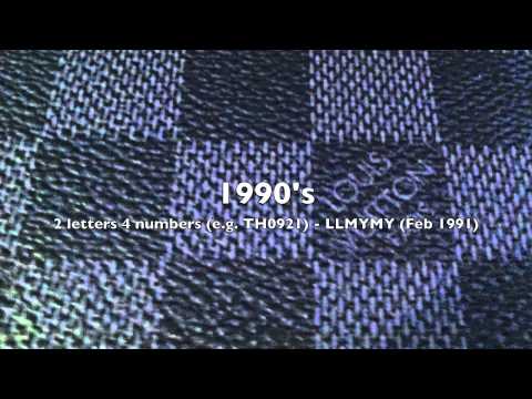 Louis Vuitton date code explained Meaning, how to interpret them