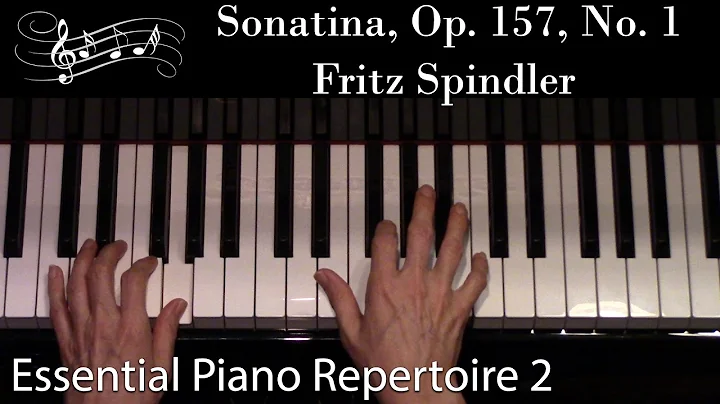 Sonatina, Op. 157, No. 1, Spindler (Intermediate P...