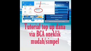 Tutorial//Cara top up dana simpel bayar via BCA oneklik. Tutorial//Cara top up dana simpel bayar via BCA oneklik.