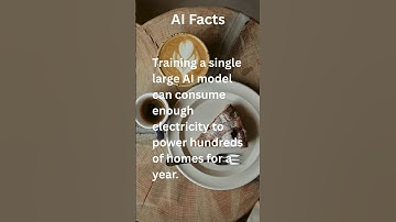 Training a single large AI model can consume enough electricity to power hundreds of homes for a yea
