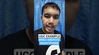 UGC example of a Web3 Android smartphone #ugc #ugcexample #ugccreator #ugccommunity