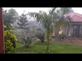 heavy rain in gulu with hailstones